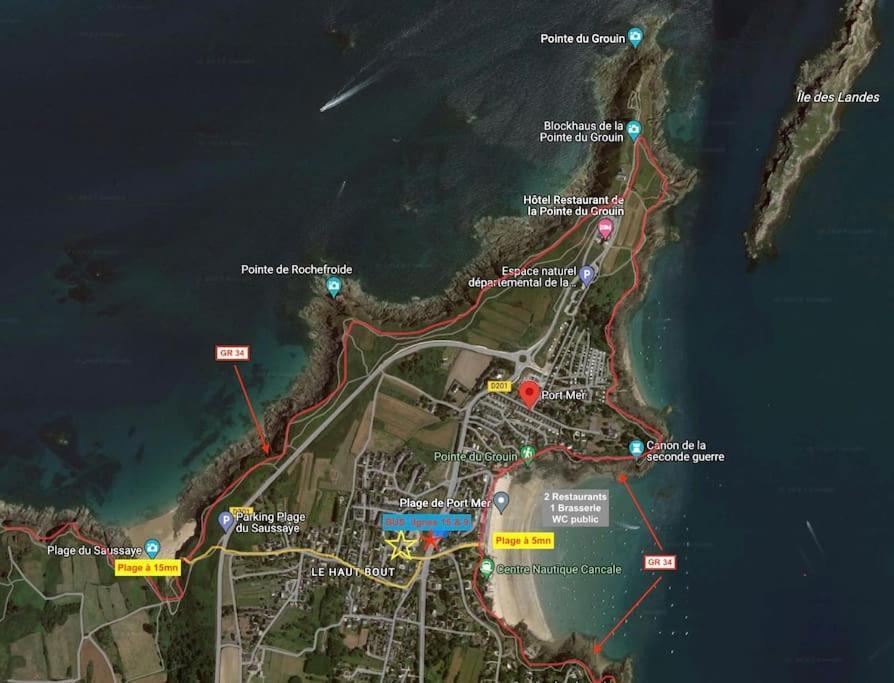 Cancoon - Location Appartement De Vacances Cancale Eksteriør billede